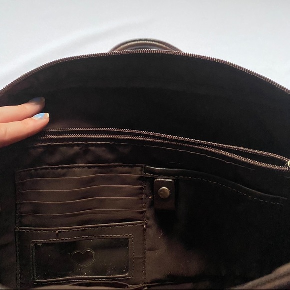 Vintage Giani Bernini Brown Leather bag - Picture 8 of 8